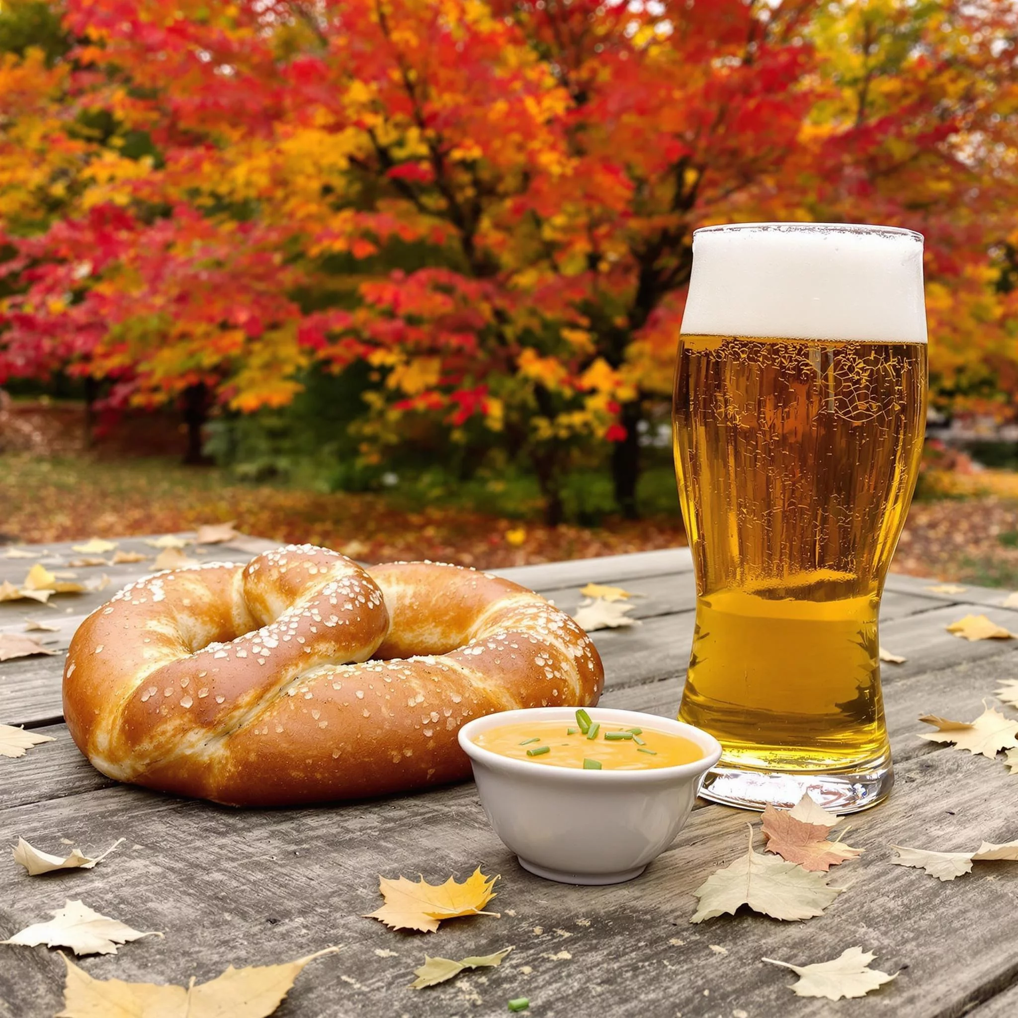 Bayern genießen - Brezeln und Obatzda als Spezialität