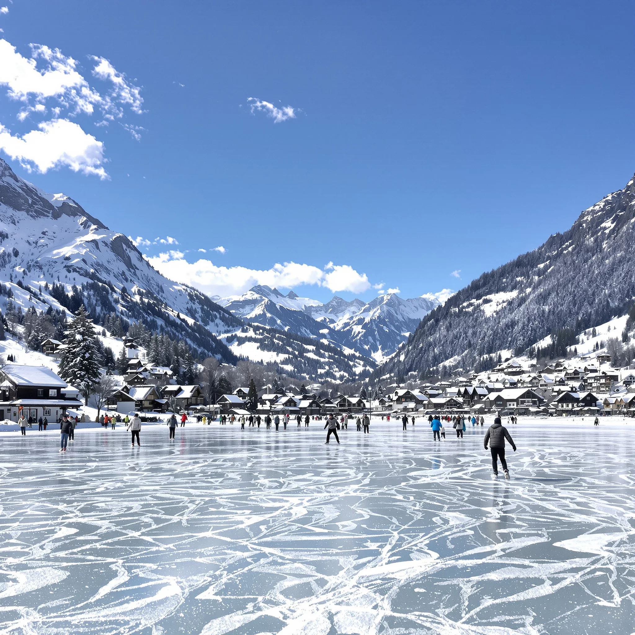 Schlittschuhlaufen auf Bayerns Seen – Das BayernFlair alles rund um Bayern im Winter erleben