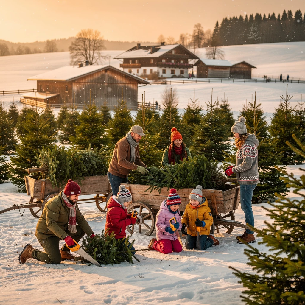 Christbaumschlagen zum Weihnachtsfest: Nachhaltig und regional mit BayernFlair alles rund um Bayern