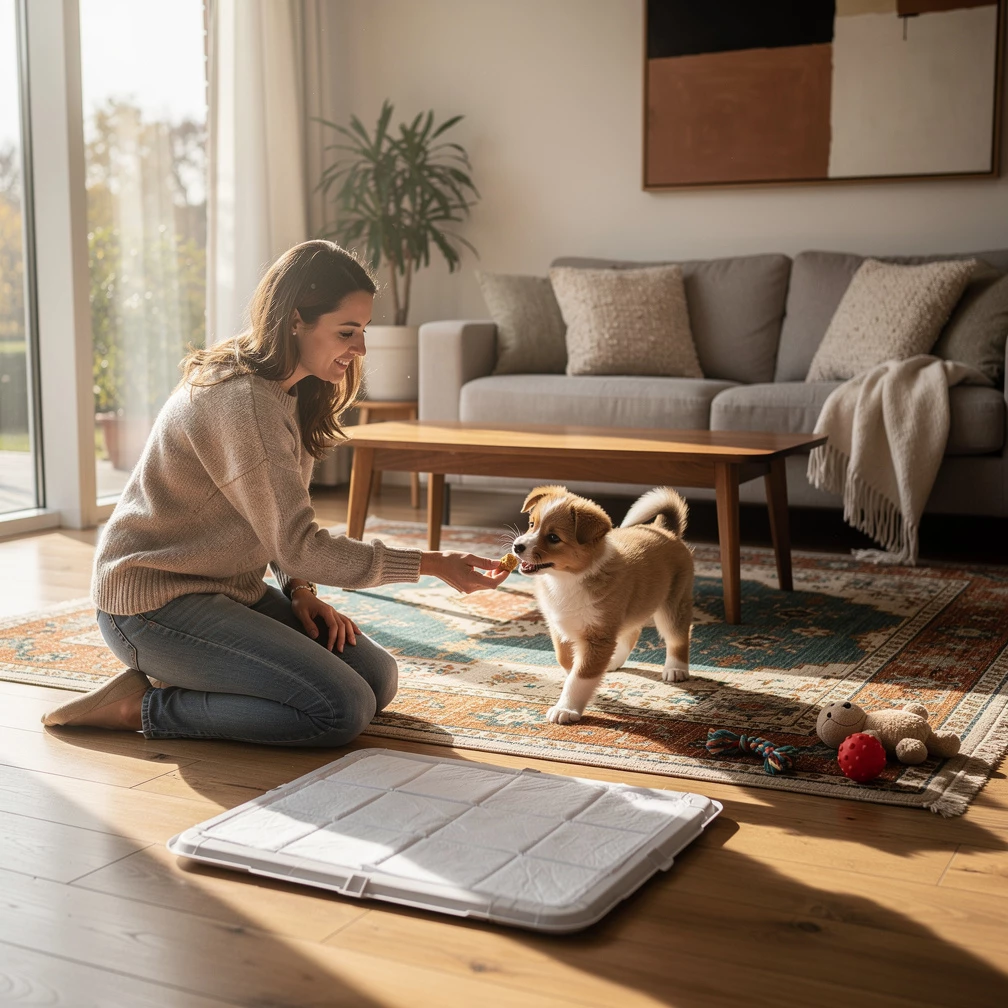 Der Hund pinkelt st&auml;ndig ins Haus &ndash; Wie bekomme ich einen Welpen stubenrein?