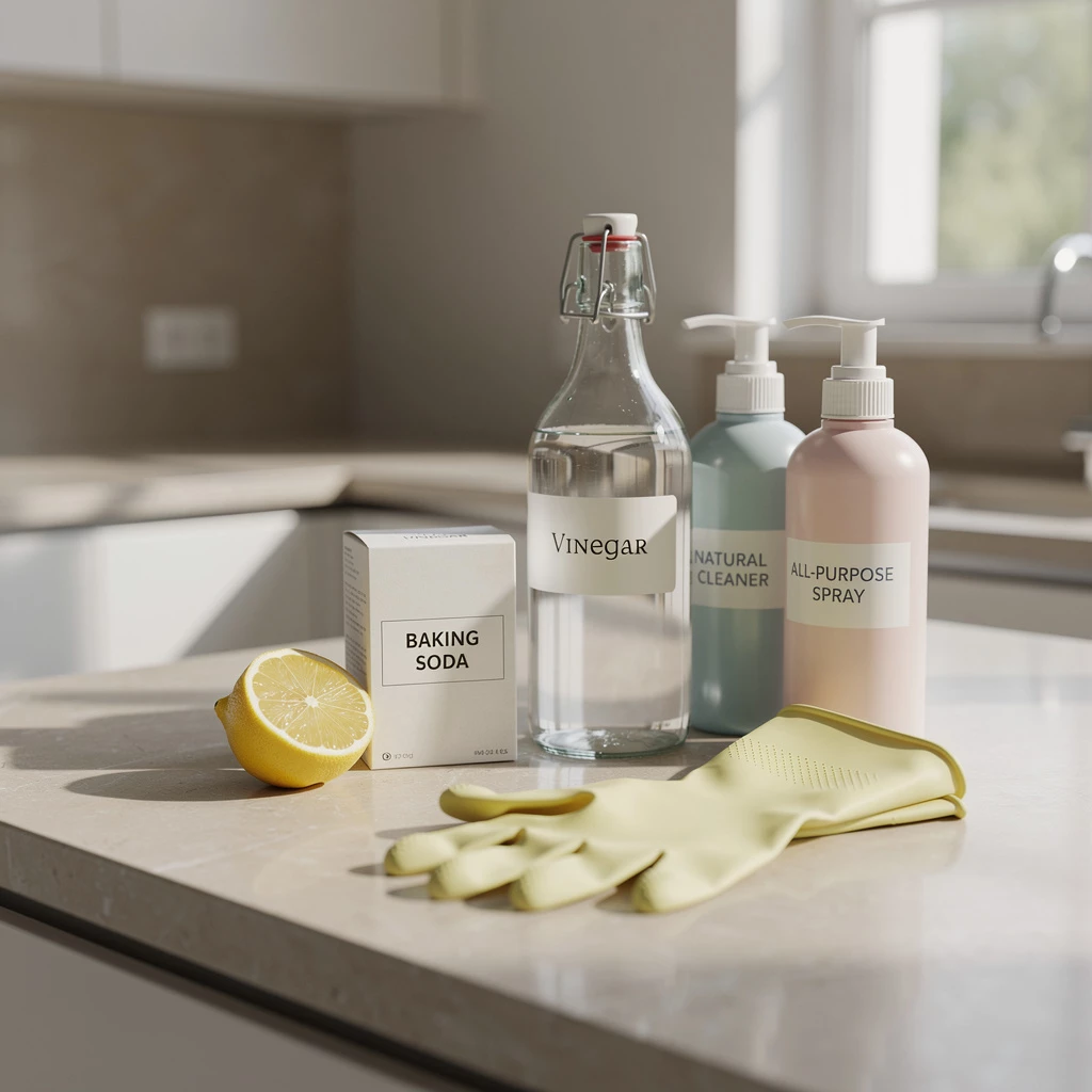 DIY-Putzmittel: 3 Rezepte mit Essig, Soda und Zitrone – Sauber, simpel & günstig