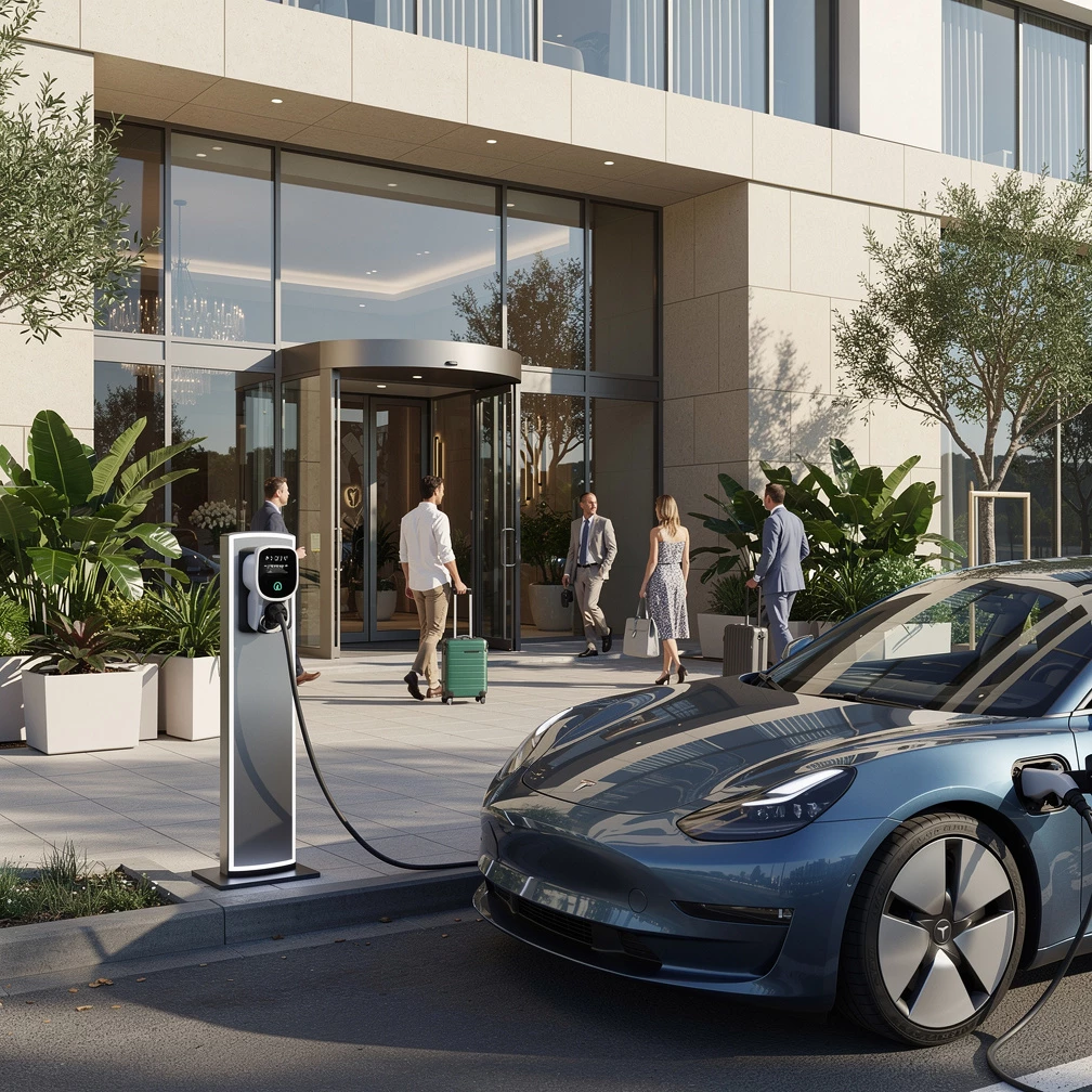 Mit dem E-Auto in den Urlaub: Hotels und Ladestationen clever planen