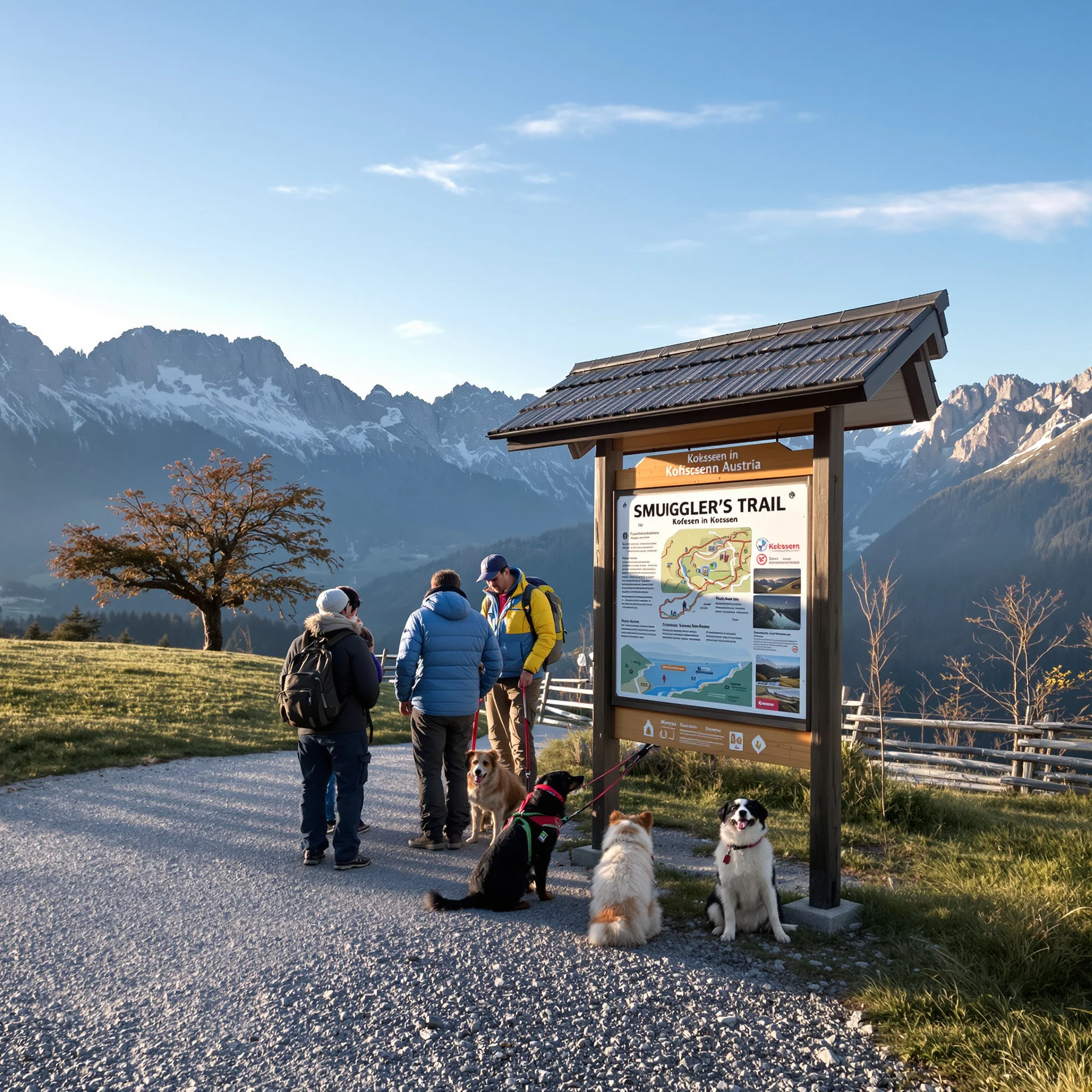 Wandern mit Hund in Kössen: Das BayernFlair am Schmugglerweg
