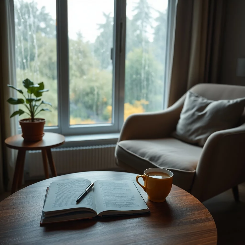 Kurz innehalten, atmen, Gedanken ordnen.