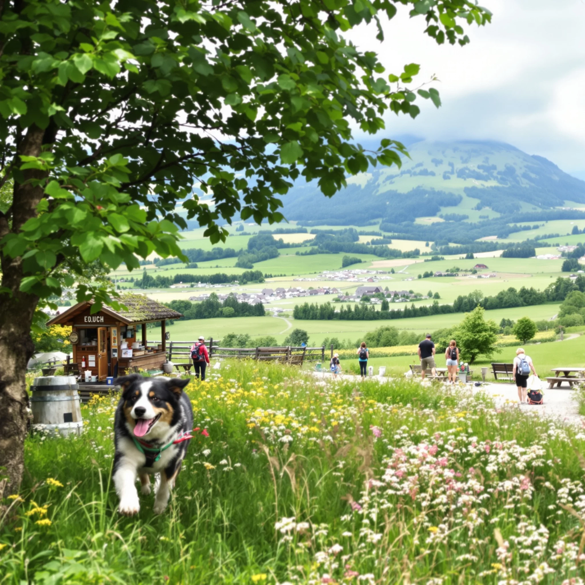 Wandern mit Hund in Kössen: Das BayernFlair am Schmugglerweg