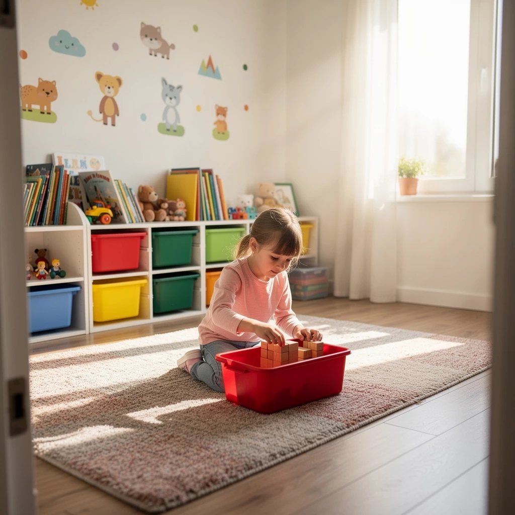 Kinderzimmer aufr&auml;umen: Systeme, die auch Kindern gelingen