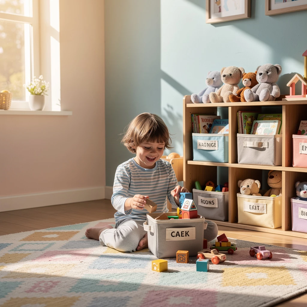 Kinderzimmer aufräumen: Systeme, die auch Kindern gelingen