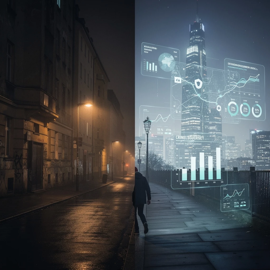 Sicherheit in deutschen Städten: Gefühl vs. Realität im Vergleich