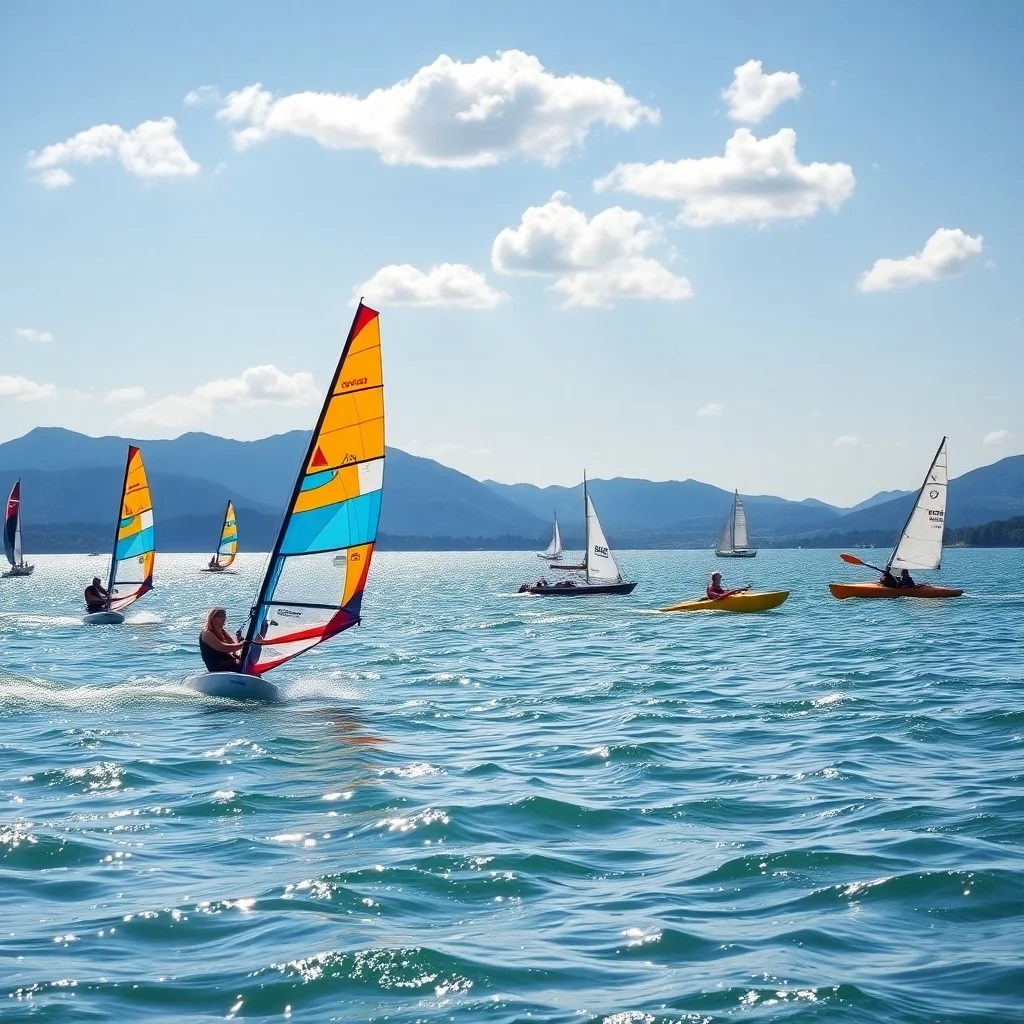Wassersport am Chiemsee