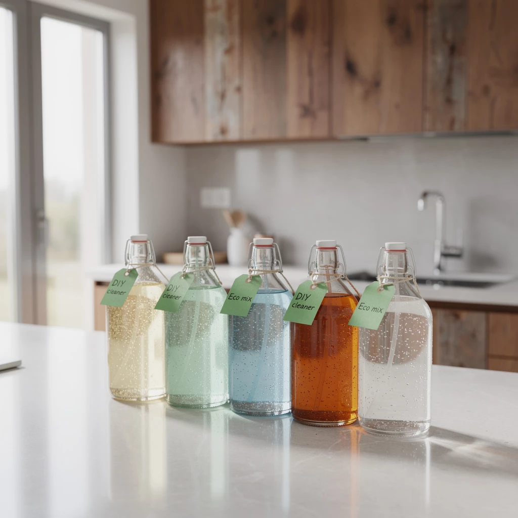 DIY-Putzmittel: 3 Rezepte mit Essig, Soda und Zitrone – Sauber, simpel & günstig