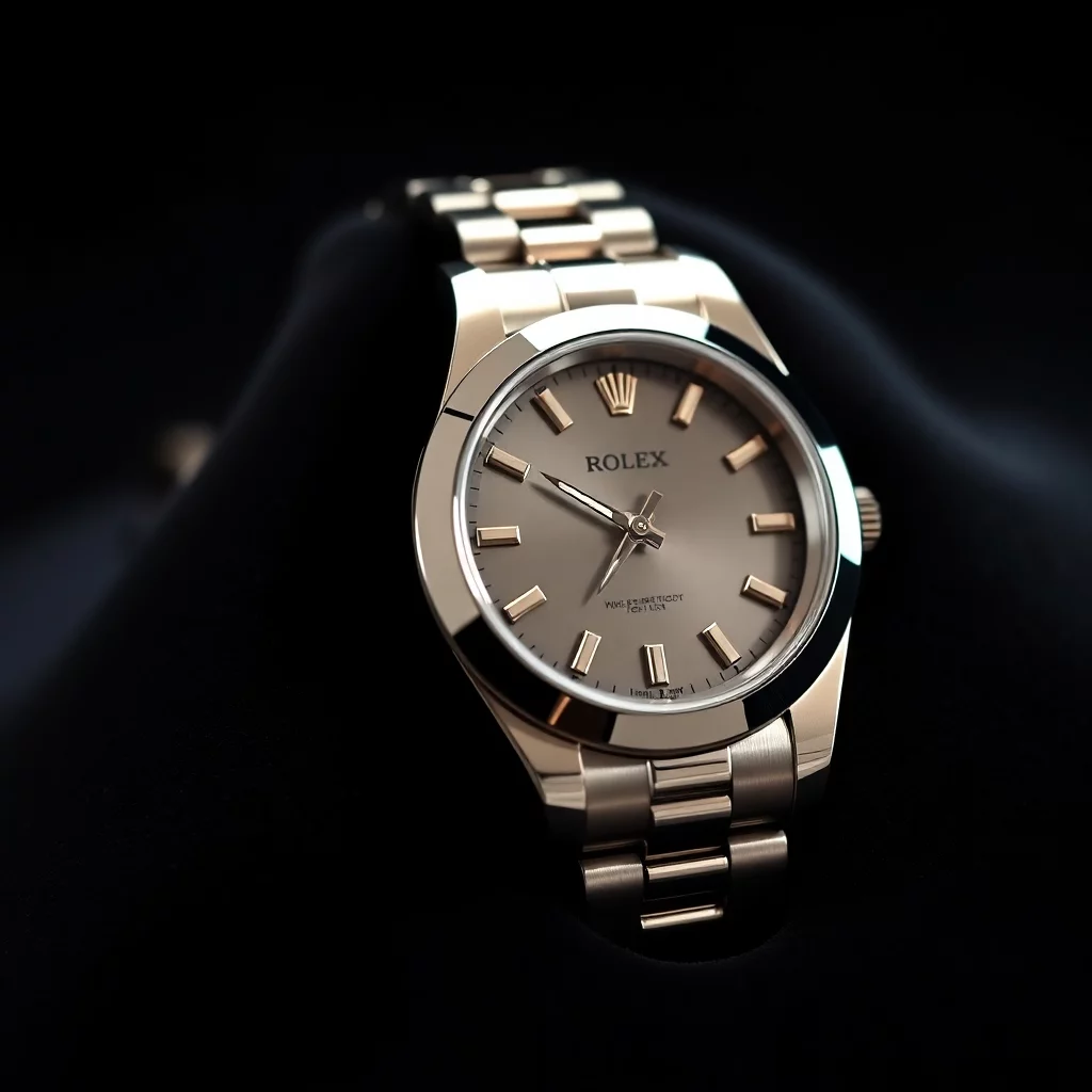 Luxuriöse Rolex Uhr Großaufnahme