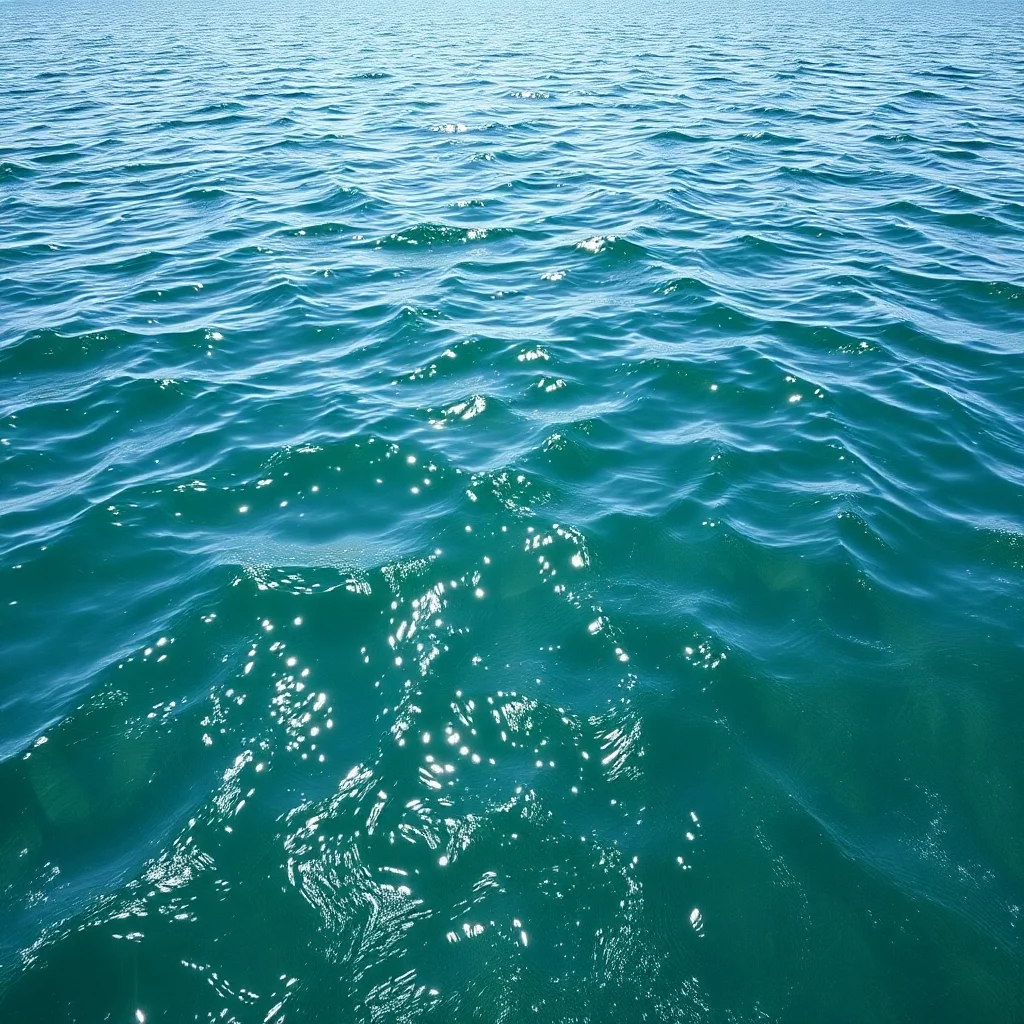 Wasseroberfläche im Wind